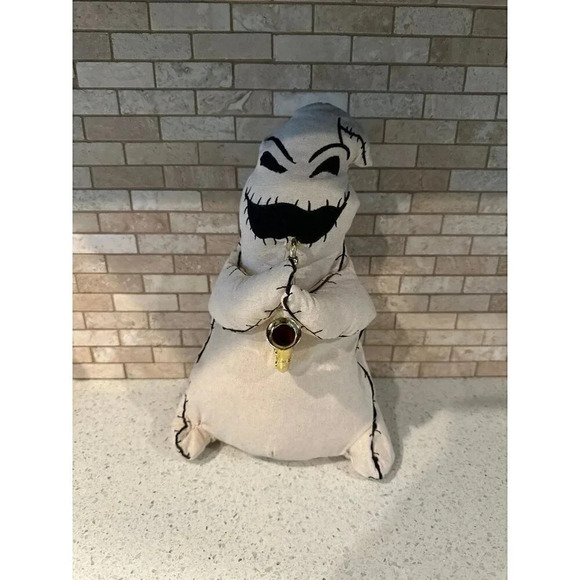 NIGHTMARE BEFORE CHRISTMAS Animated Musical Dancing Plush OOGIE BOOGIE WORKS b30 - Picture 1 of 4